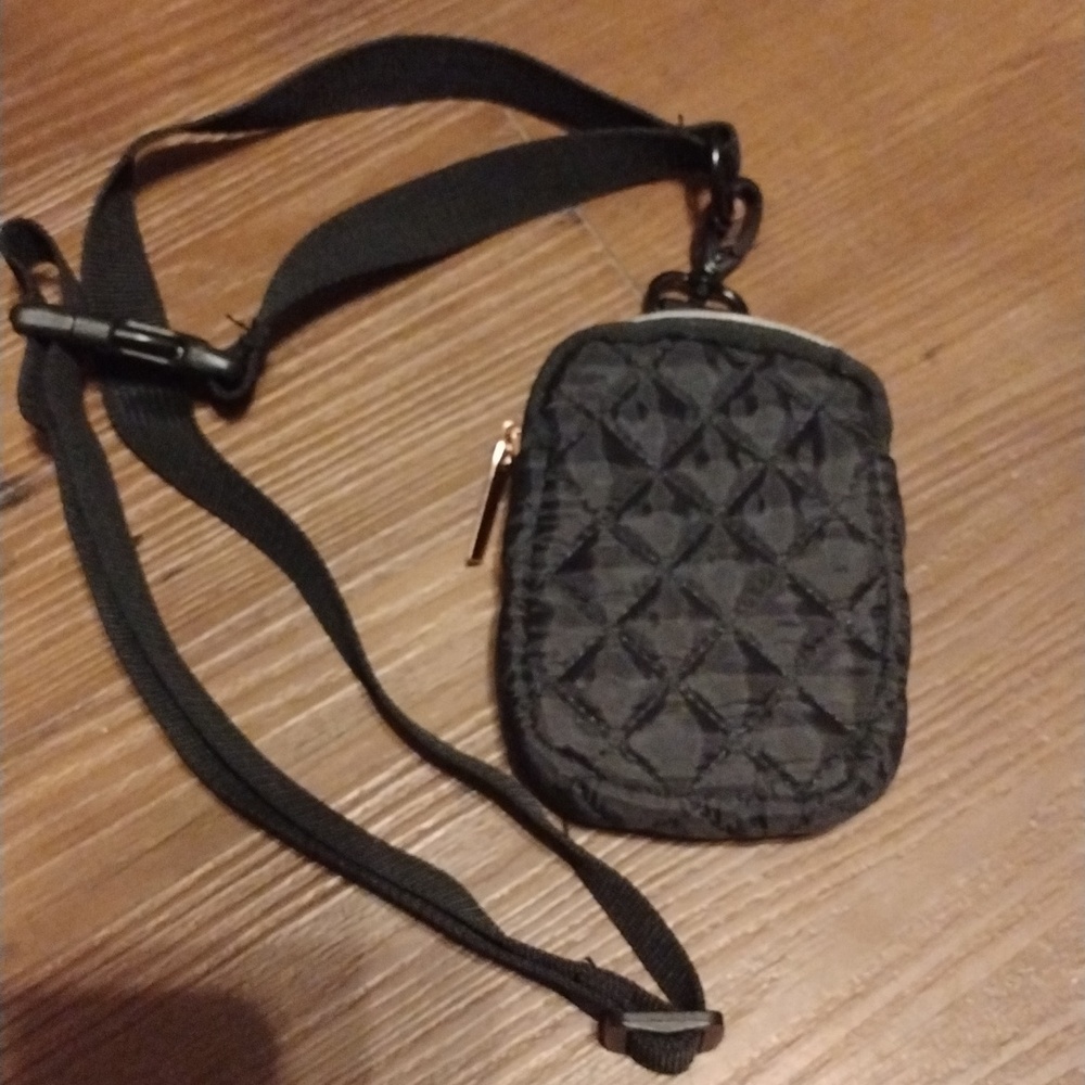My tag alongs phone holder and card and cash carrier.